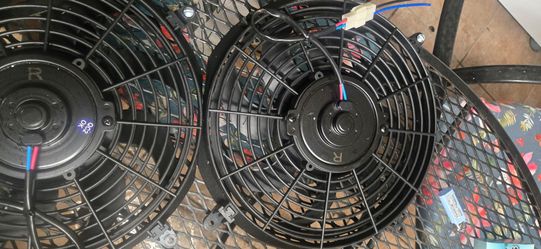 12 inch electric fans 3200 cfm Brand new