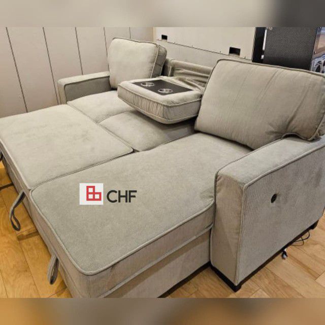 Sectional Sofa With Storage Chaise And Pull Out Bed
