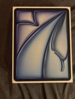 brand new, never-used iPad Air 13-inch (M3) in Blue with 128GB