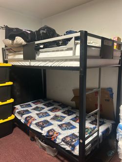 Metal Twin Bunk Bed Frame