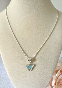 Sterling Silver Butterfly Necklace