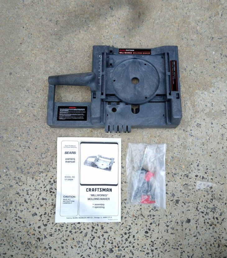 Sears/Craftsman Mill-Works Molding Maker