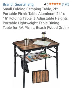 Camping table