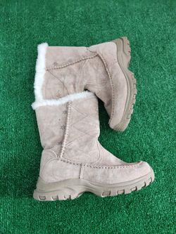 Cabela's hinsulate Insulation Women's Suede Fur Winter Boots Size 8D
