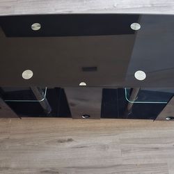 TRANSDECO GLASS TV STAND - HIGH END – FITS UP TO 75"