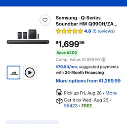 Samsung - Q-Series Soundbar HW Q990H/ZA