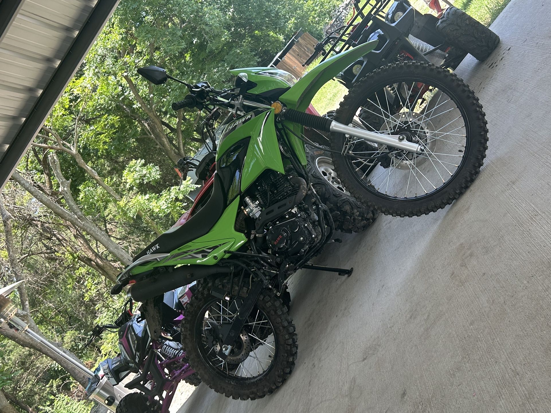 Hawk 250 Dual Sport Bike