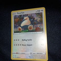 Pokemon Card Snorlax