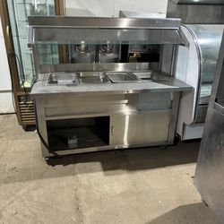 5 Ft Salad Bar Refrigerator 