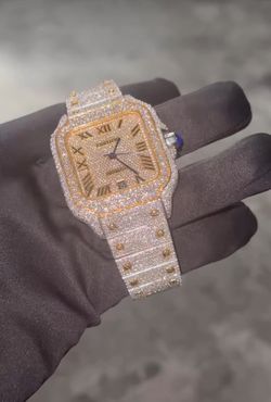 VVS Moissanite Cartier Watch