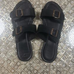 Black Sandals Size 9