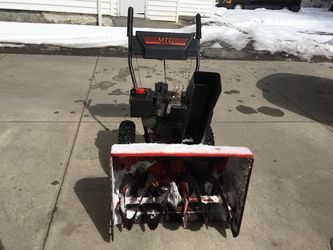 Snow blower.