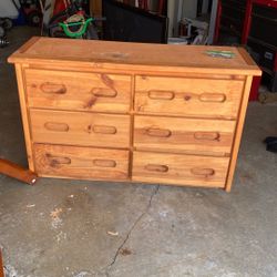OBO 6 Drawer Wood Dresser For Kids