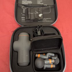 
Sharper Image Power Percussion Deep Tissue Massager – Full Set w/ Case