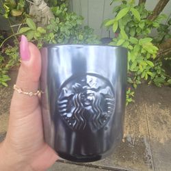 Starbucks Mug 12oz Blk/blue  
