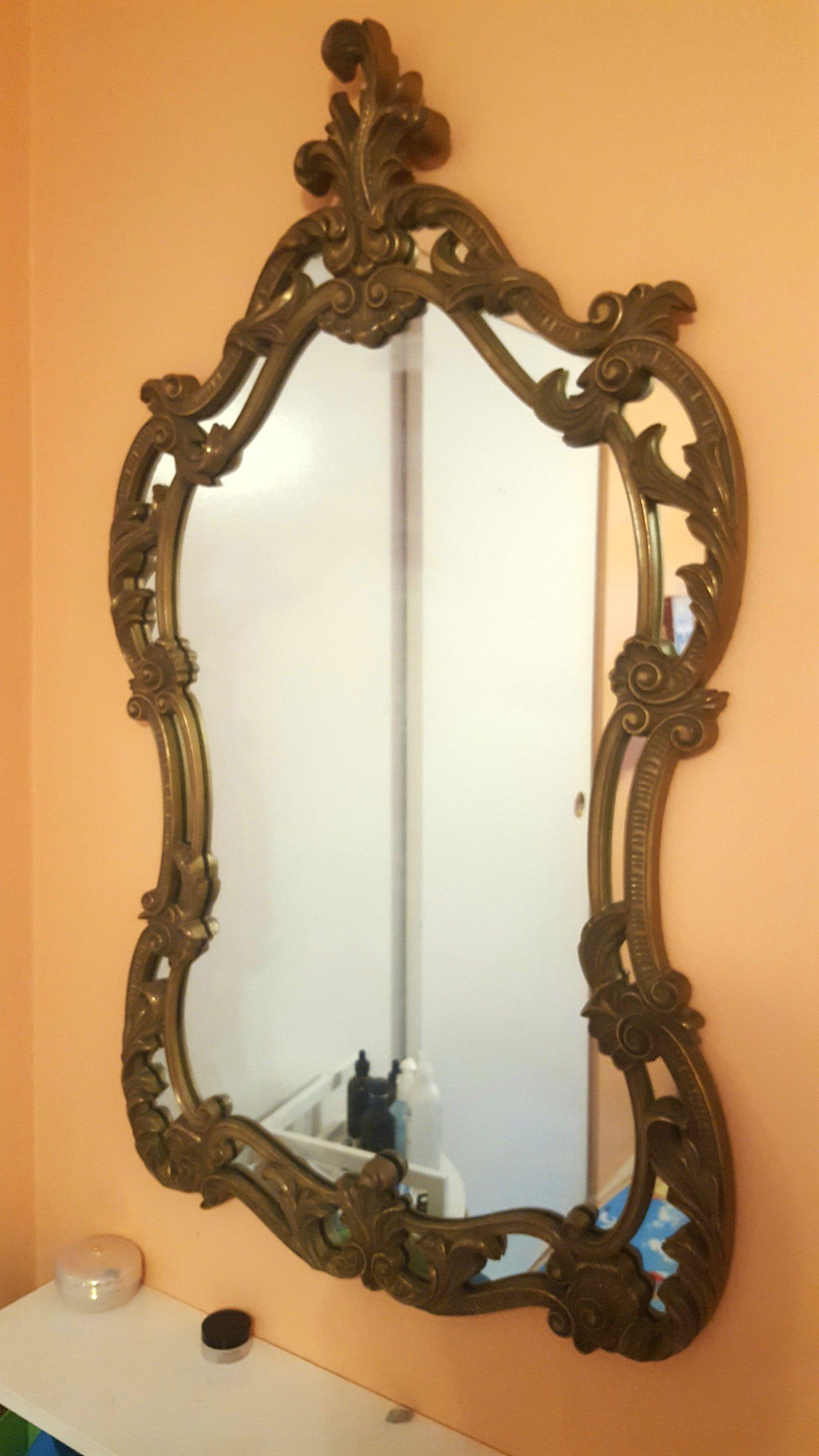 Antique big mirror