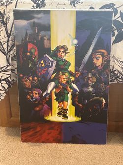 Legend of Zelda canvas frame
