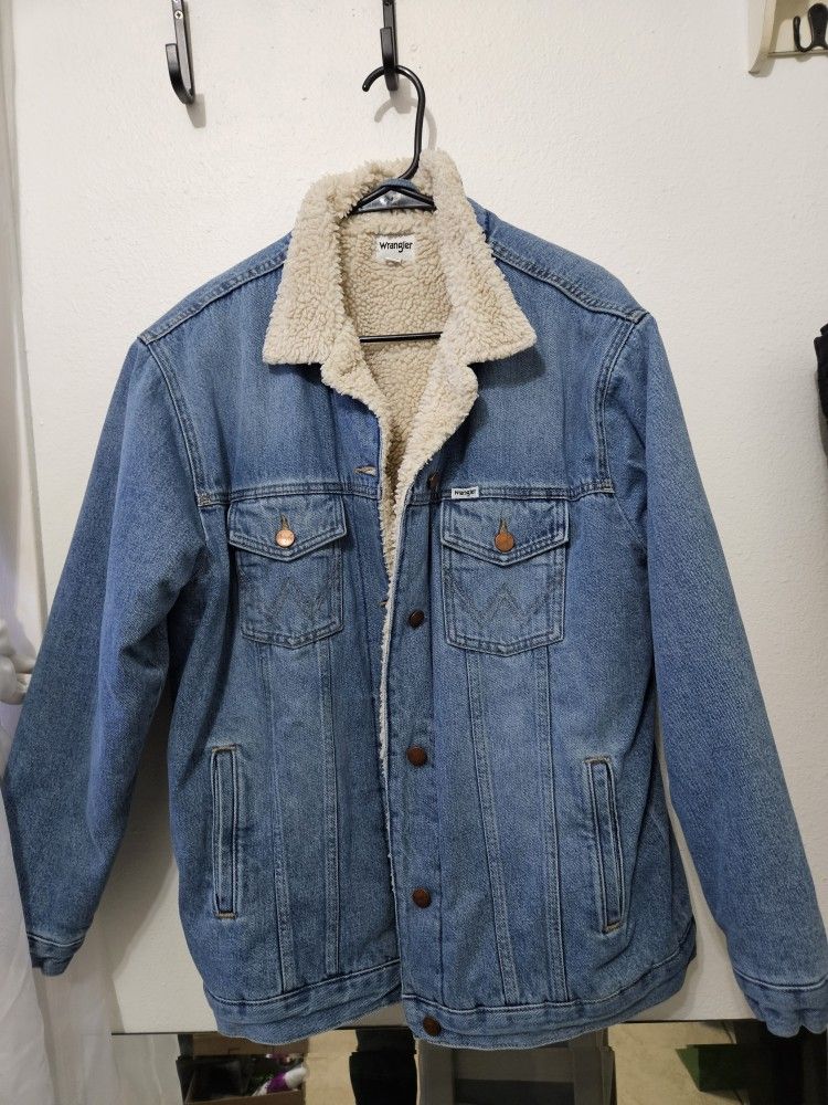 Women's Wrangler Heritage Sherpa Lined Western Denim Jacket