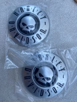 Harley skull tank emblems