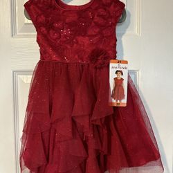 Jona Michelle Brand New Red Dress 2T 