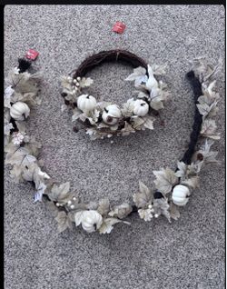 Fall Harvest Wreath and Garland Set