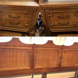 Heavy Wood Bedroom Set