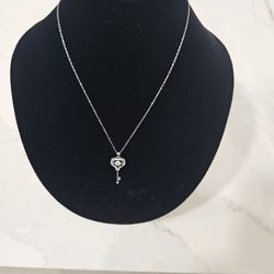 Heart Key Necklace 