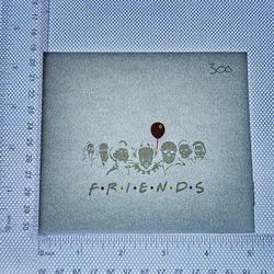 Iron On Heat Transfer  Good For T-shirts Sweaters Jackets T Shirt Design Size Is About 2x3 Halloween Horror Movie Friends  #300