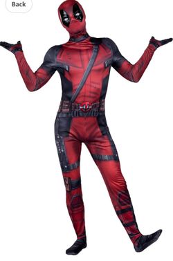 Deadpool Men’s Bodysuit Costume Small & Medium Halloween Codplay