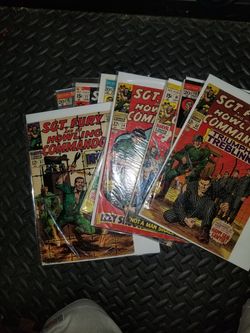 Sgt fury comic book lot