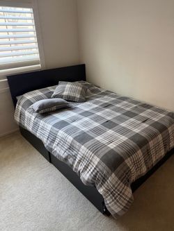Double Bed frame and mattress, great condition