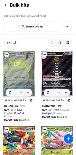 Pokemon bulk hits