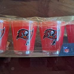 NFL Buccaneers shot glasses