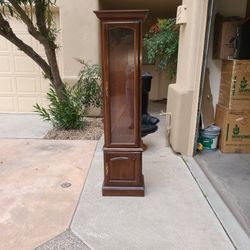 Wood Cabinet/Glass and 3 Glass Shelves for inside .