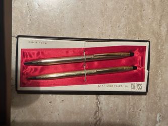 Vintage Cross 12kt gold pen/ pencil set