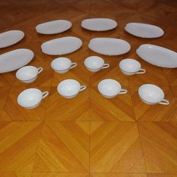 Noritake China coffee cups and snack plates set