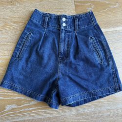 denim shorts