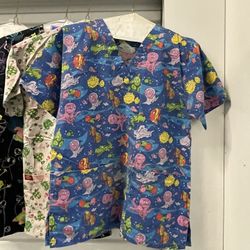 Women’s Dental Assistant Scrubs Tops Only! $15 Each 