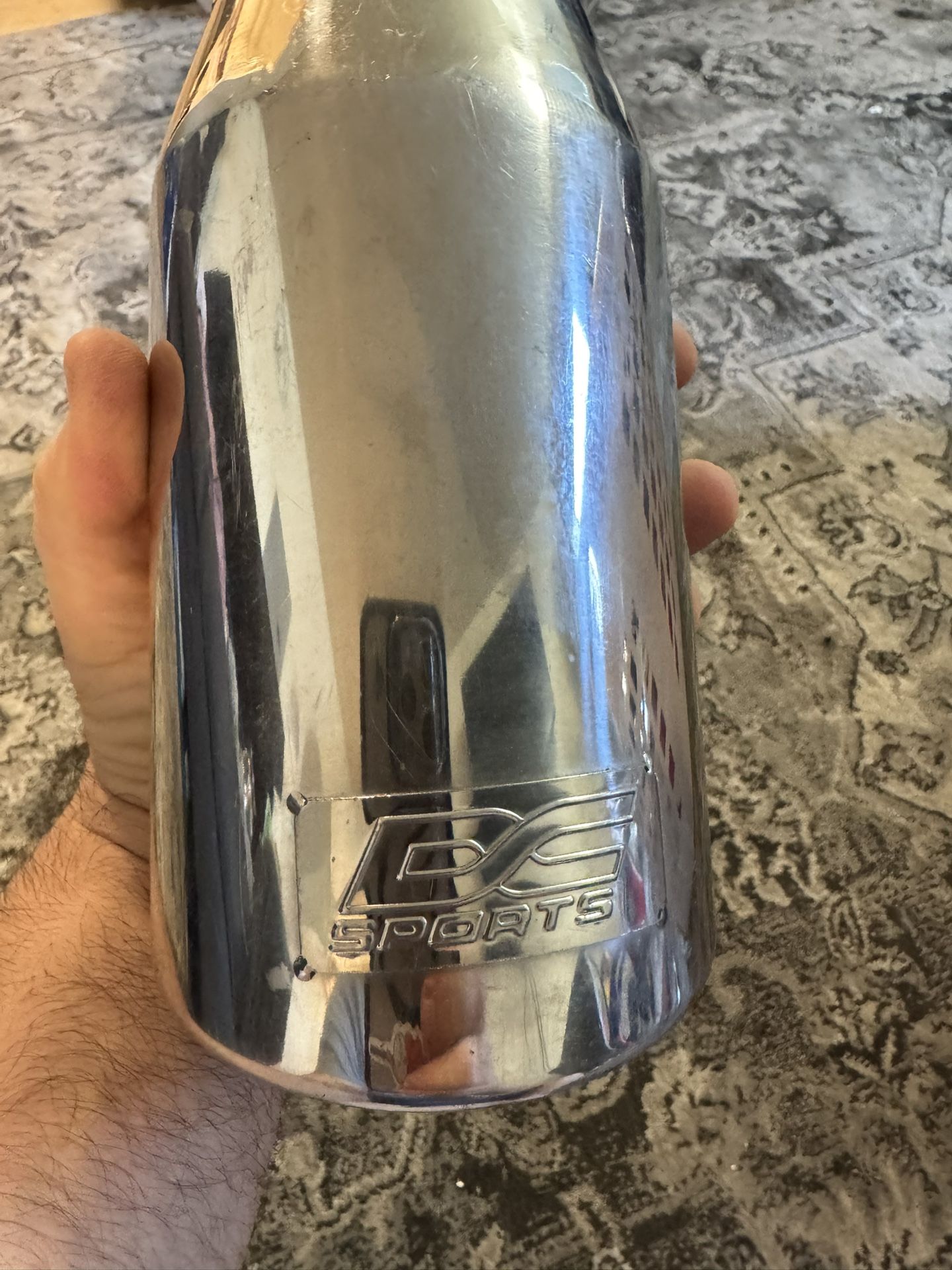 DC Sports Stainless Steel Exhaust Tip 1.75-2.5" Inlet, 3.75" Outlet, 9.5"