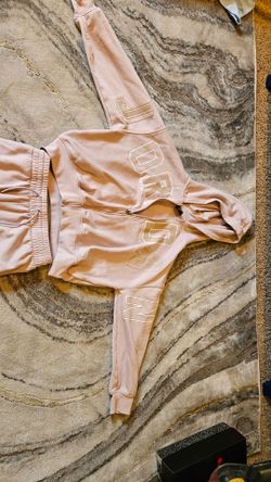 Girls light mauve Jordan sweater set
