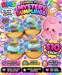 Rms rainbow plush dumplings