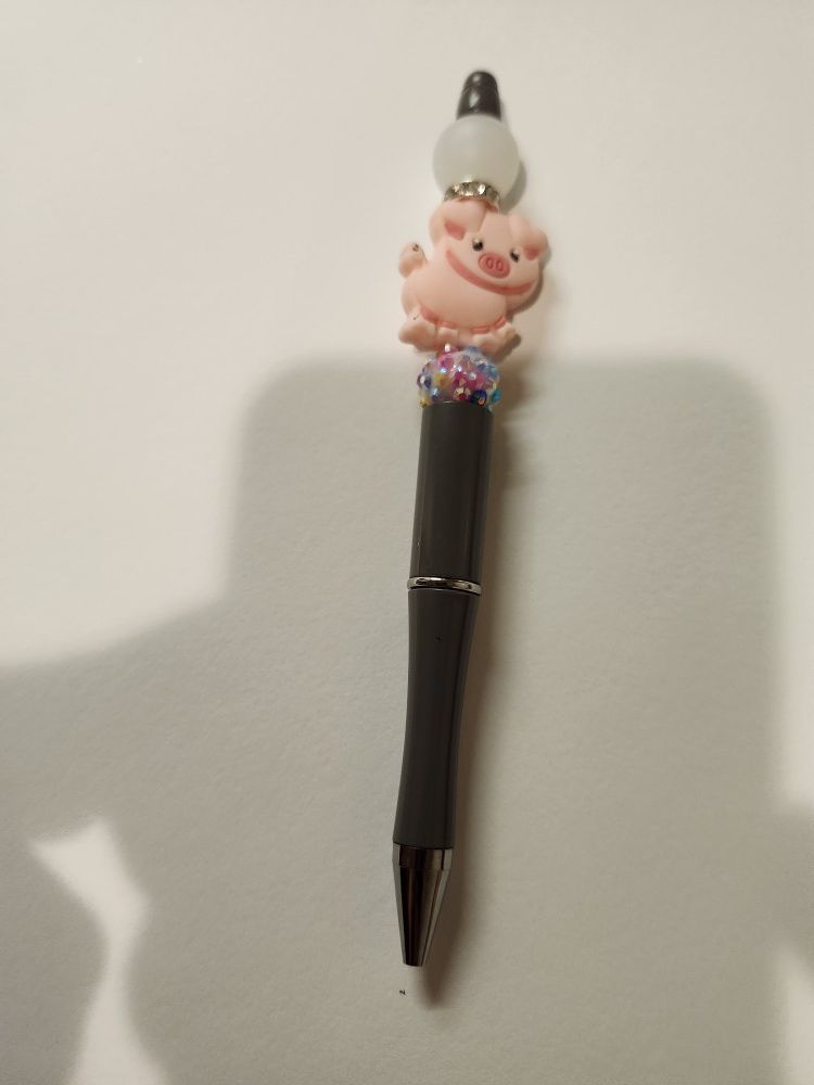 Pig Beaded Pen 