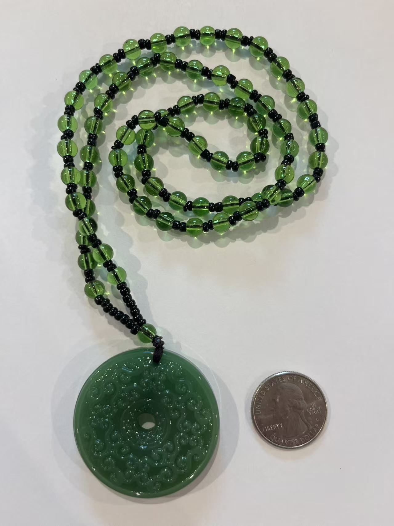 Natural Burmese Jade Dragon Pendant Necklace, Hand-carved, Stylish and Charming Jewelry Accessory, Amulet, Lucky Gift
