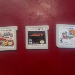 Nintendo 3DS Games (Resident Evil, Smash Bros, Mario & Luigi)