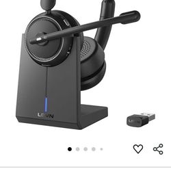 Wireless Headset With Mic With USB Or Bluetooth