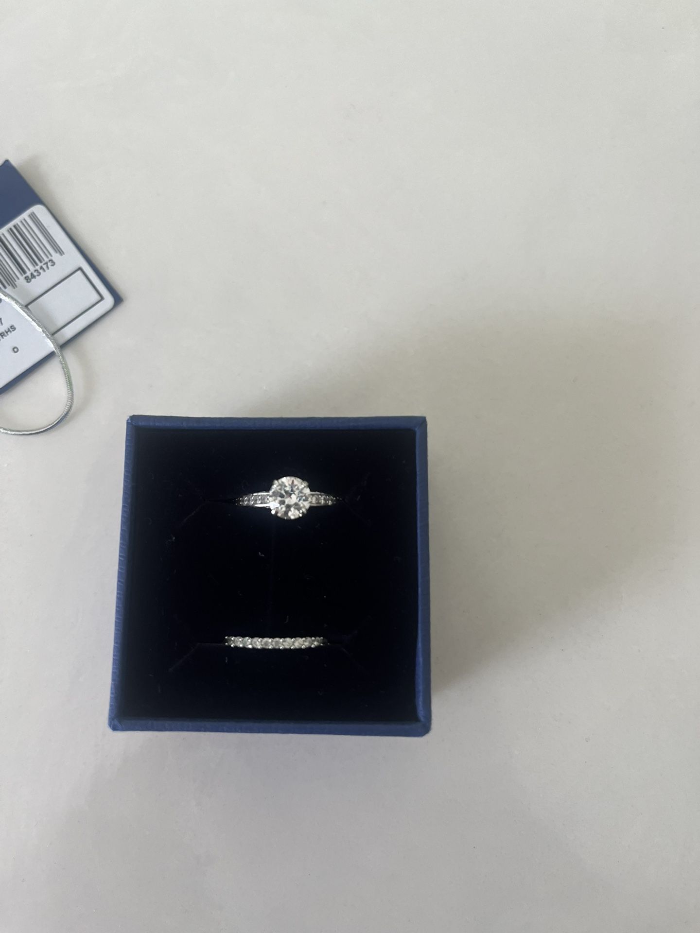 Swarovski Wedding Band Set