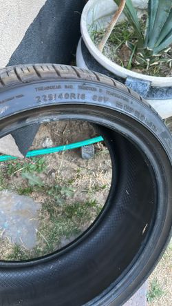 Tire It Was A Spare 225/40R18