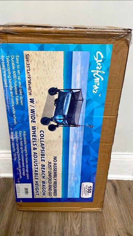 Beach Wagon with Wide Wheels