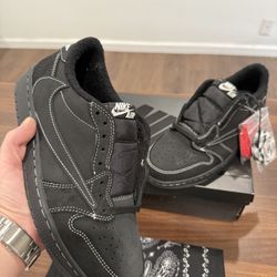 Nike Air Jordan 1 Low Travis Scott Black Phantom Size 7,7.5,8,8.5,9,9.5,10,10.5,11,12 