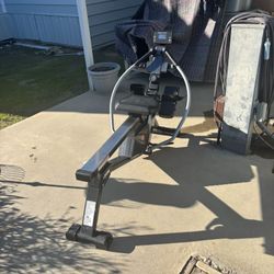 Body Power Magnetic Rowing Machine